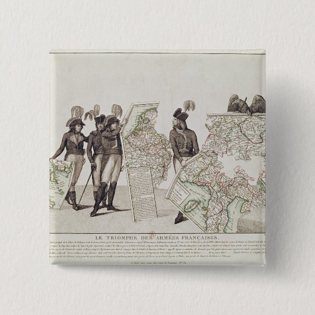 The Triumph of the French Armies 15 Cm Square Badge (Front)