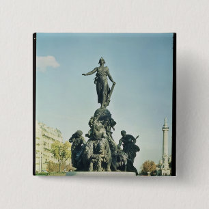 The Triumph of the Republic, 1879-99 15 Cm Square Badge