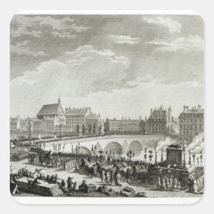 The Triumph of Voltaire Square Sticker