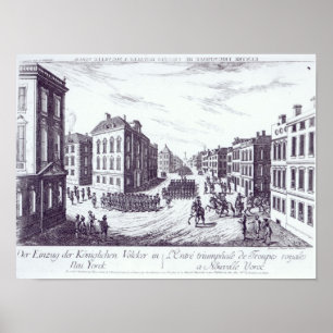The Triumphant Entry of the Royal Troops Poster
