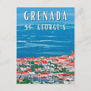 The tropical beauty of Granada in Saint George's Postcard