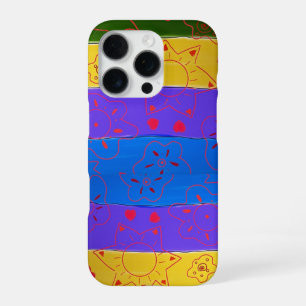 The tropical colours iPhone case