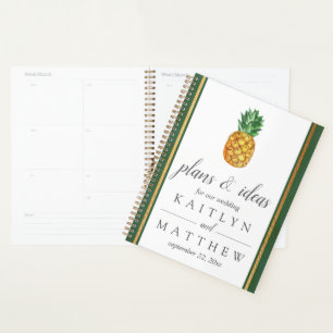 The Tropical Pineapple Wedding Collection Planner