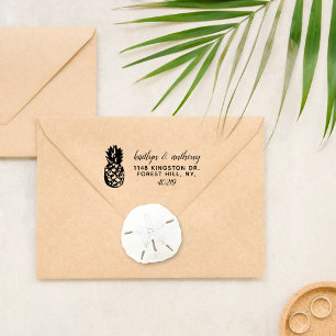 The Tropical Pineapple Wedding Collection Self-inking Stamp