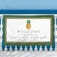 The Tropical Pineapple Wedding Collection Welcome