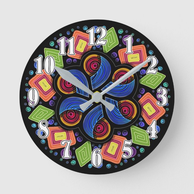 The Trouble with Academia Round Clock (Front)