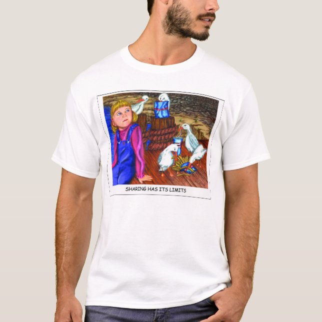 The Trouble with Seagulls T-Shirt (Front)