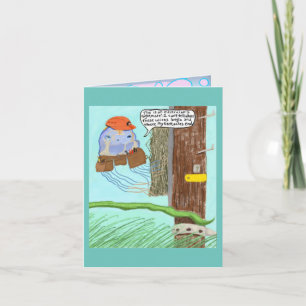 The Troubles Of An Electrician Thank You Card