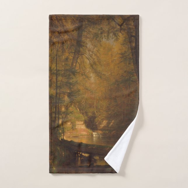 The Trout Pool (1870) Artwork - Hand Towel   (Hand Towel)