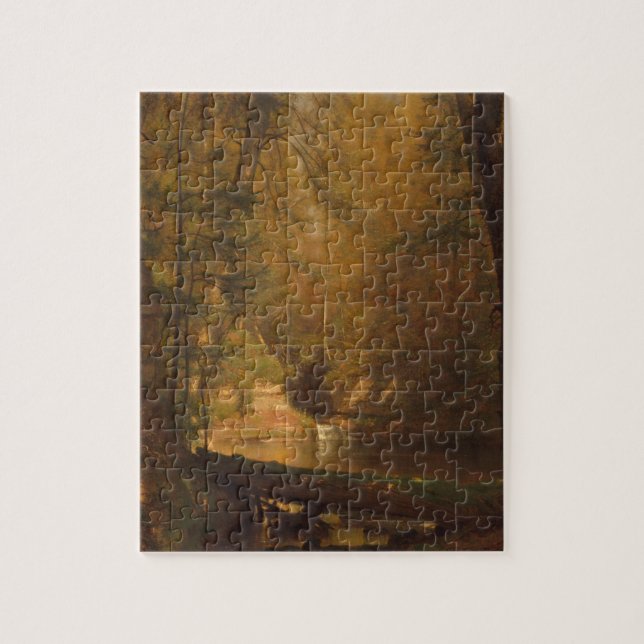 The Trout Pool (1870) Artwork - Jigsaw Puzzle (Vertical)