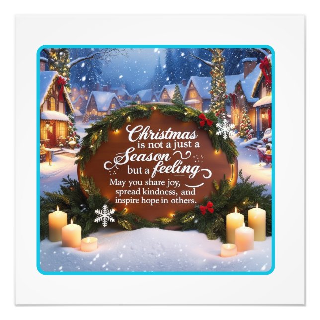 The True Meaning of Christmas Photo Print (Front)