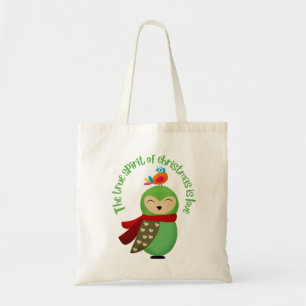 THE TRUE SPIRIT OF CHRISTMAS IS LOVE HELLO 2022 TO TOTE BAG