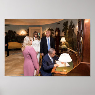 The Trumps & Netanyahus In Israel Poster