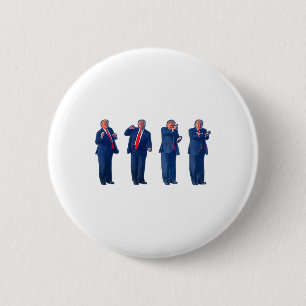 The Trumpty Dance Trump Dancing 4th Of July _1  6 Cm Round Badge
