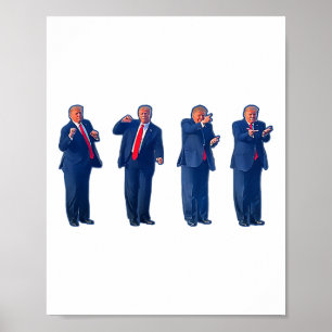 The Trumpty Dance Trump Dancing 4th Of July _1  Poster