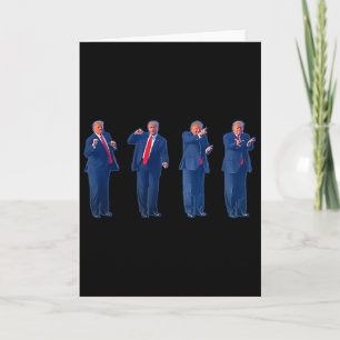 The Trumpty Dance Trump Dancing 4th Of July Card