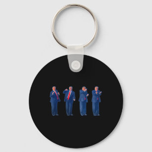 The Trumpty Dance Trump Dancing 4th Of July  Key Ring