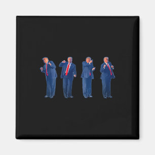 The Trumpty Dance Trump Dancing 4th Of July Magnet