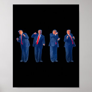 The Trumpty Dance Trump Dancing 4th Of July Poster