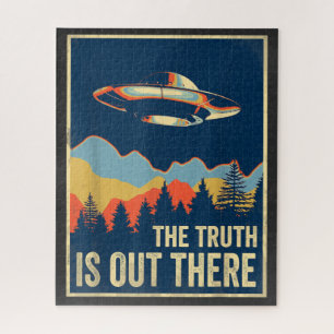 The Truth Is Out There TShirt Area 51 Alien UFO Jigsaw Puzzle