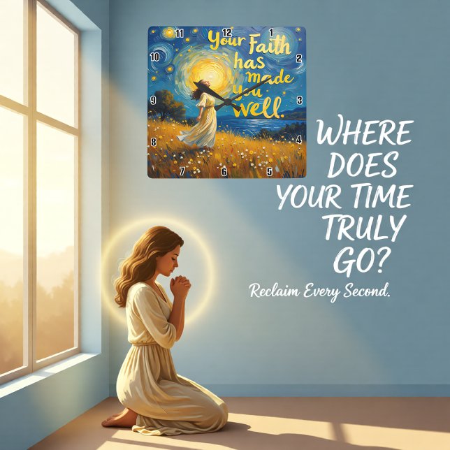 The Truth will set you free Square Wall Clock (Creator Uploaded)