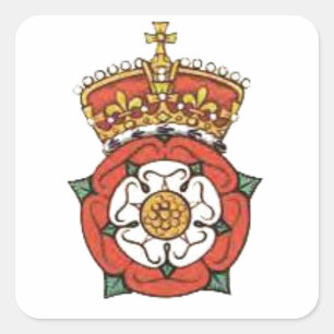 The Tudor Rose Square Sticker
