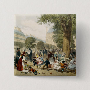 The Tuileries, 1856 15 Cm Square Badge
