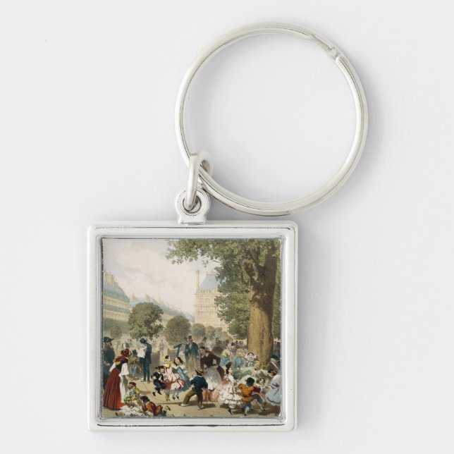 The Tuileries, 1856 Key Ring (Front)