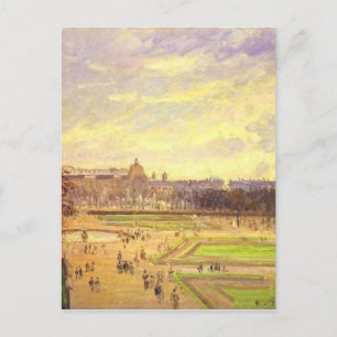 The Tuileries Gardens 2 by Camille Pissarro Postcard