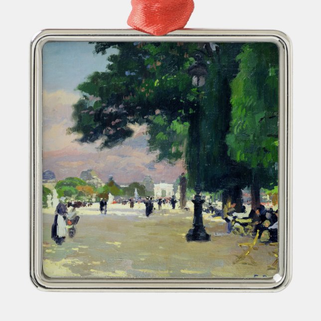 The Tuileries Metal Tree Decoration (Front)
