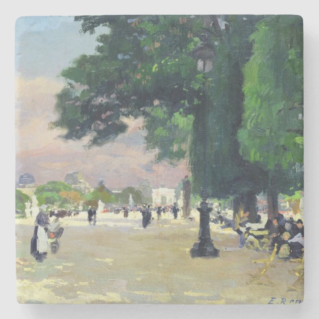 The Tuileries Stone Coaster (Front)