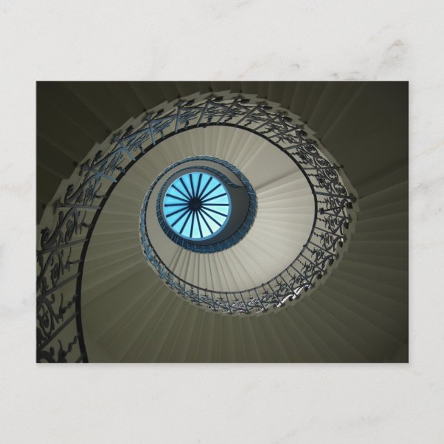 The Tulip Stairs and lantern at the Queen's House Postcard (Front)