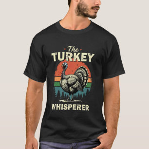 The Turkey Whisperer Vintage Cooking Thanksgiving  T-Shirt