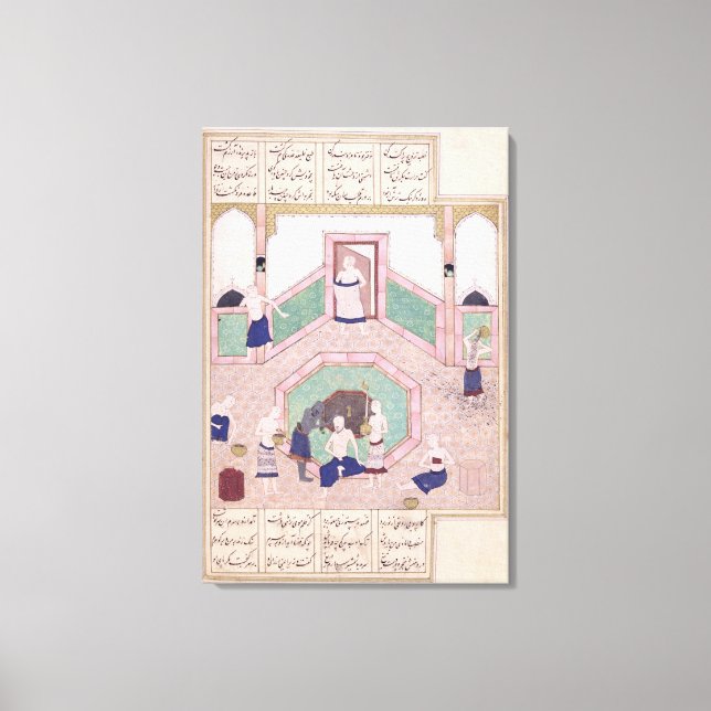 The Turkish Bath Canvas Print (Front)