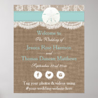 The Turquoise Sand Dollar Beach Wedding Collection
