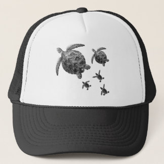 THE TURTLE FAMILY TRUCKER HAT