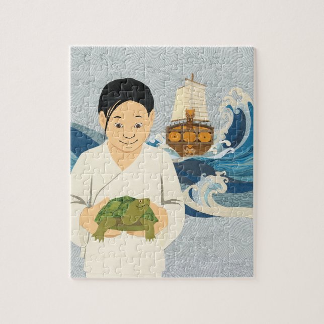 THE TURTLE SHIP Cover Art Customisable Jigsaw Puzzle (Vertical)