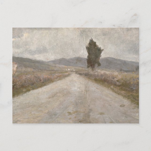The Tuscan Road, c.1899 (board) Postcard (Front)