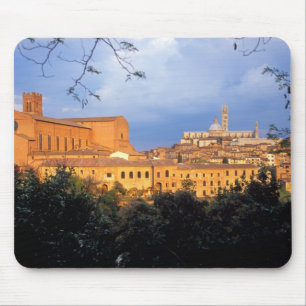 The Tuscan village of Sienna, Italy. Mouse Pad