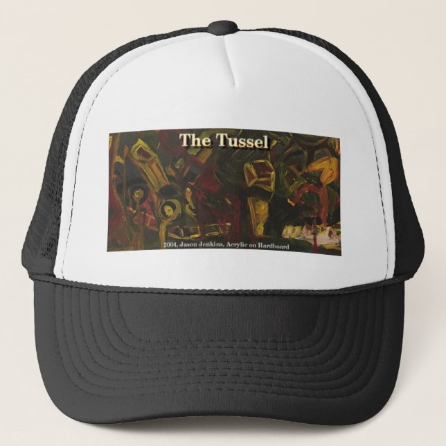 the tussel trucker hat (Front)