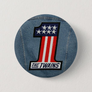 The TWAINS 1 Up Button! 6 Cm Round Badge