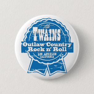 The TWAINS beer drinkin' button! 6 Cm Round Badge