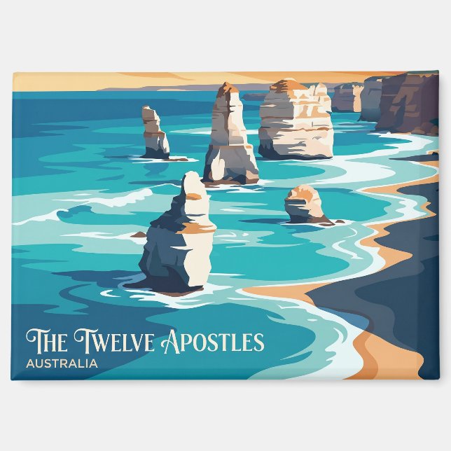 The Twelve Apostles Australia Magnet (Front)