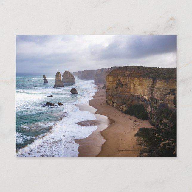 THE TWELVE APOSTLES - VICTORIA, AUSTRALIA POSTCARD (Front)
