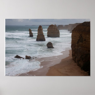The Twelve Apostles, Victoria, Australia Poster