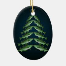 The Twelve Cods of Christmas oval ornament