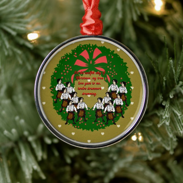 The Twelve Days of Christmas Collection: Day 12 Metal Tree Decoration (Tree)