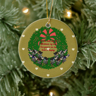 The Twelve Days of Christmas Collection: Day Ten Ceramic Tree Decoration