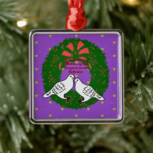 The Twelve Days of Christmas Collection: Day Two Metal Tree Decoration (Tree)