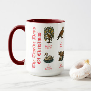 The Twelve Days Of Christmas Mug